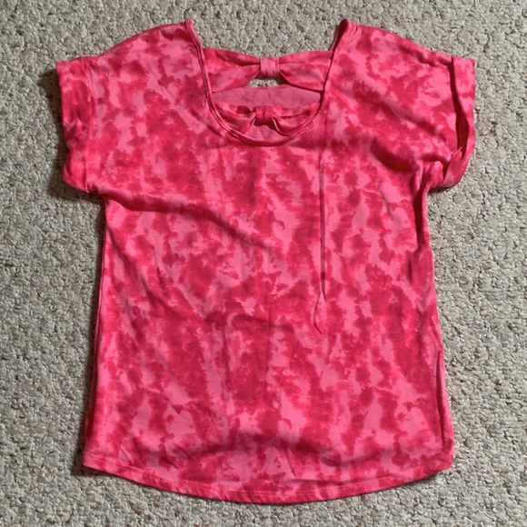 Jessica Simpson Girls Tie Dye Pink T-Shirt size M Medium - Picture 3 of 4